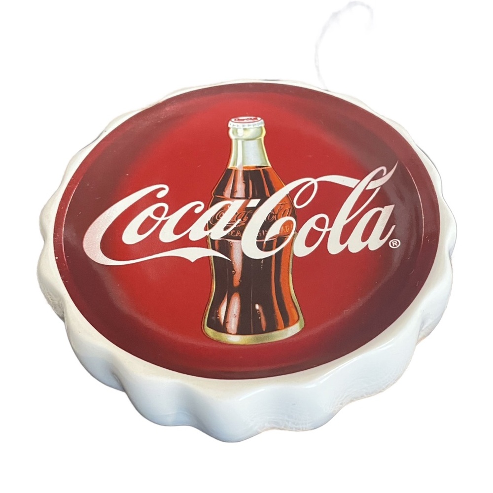Coca-Cola Red Bottle Cap Glass Soap Dish